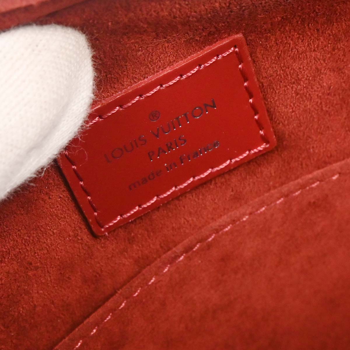 Louis Vuitton Red Epi Jasmin Handbag M5285M