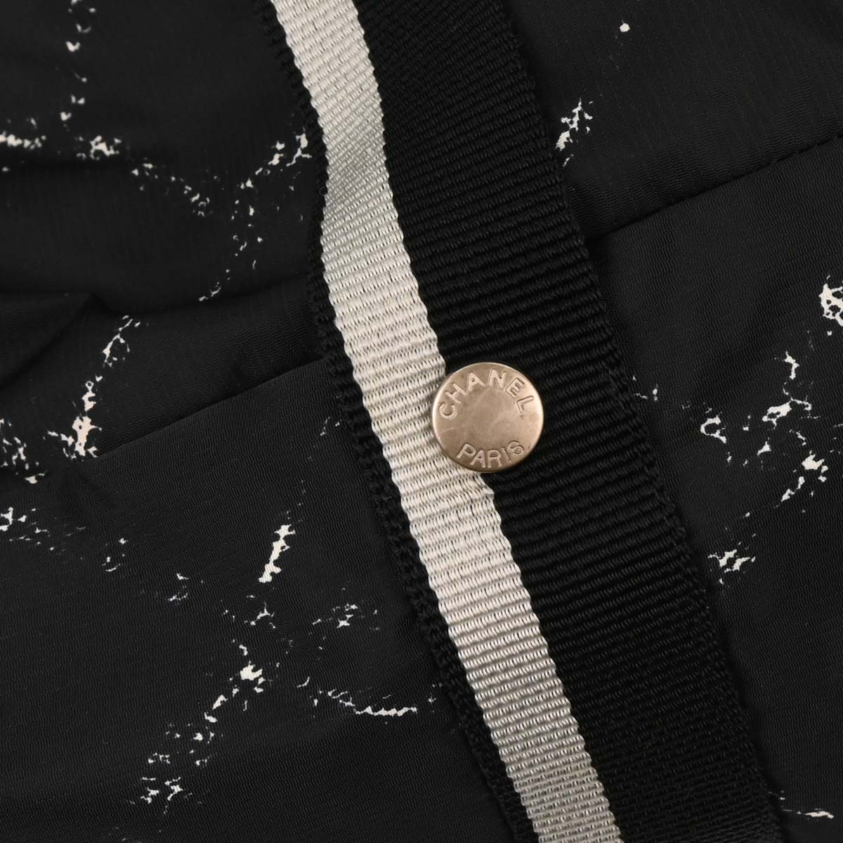 Chanel 1997-1999 Black Nylon Travel Line Duffle Handbag