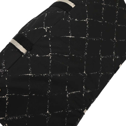 Chanel 1997-1999 Black Nylon Travel Line Duffle Handbag