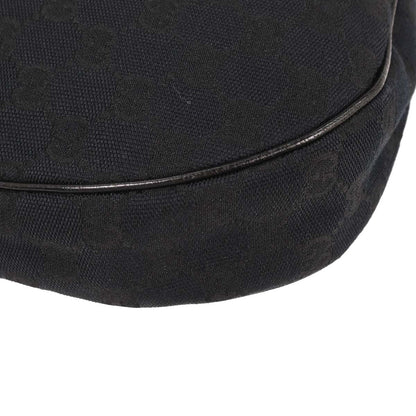 Gucci Black Canvas GG Shoulder Bag