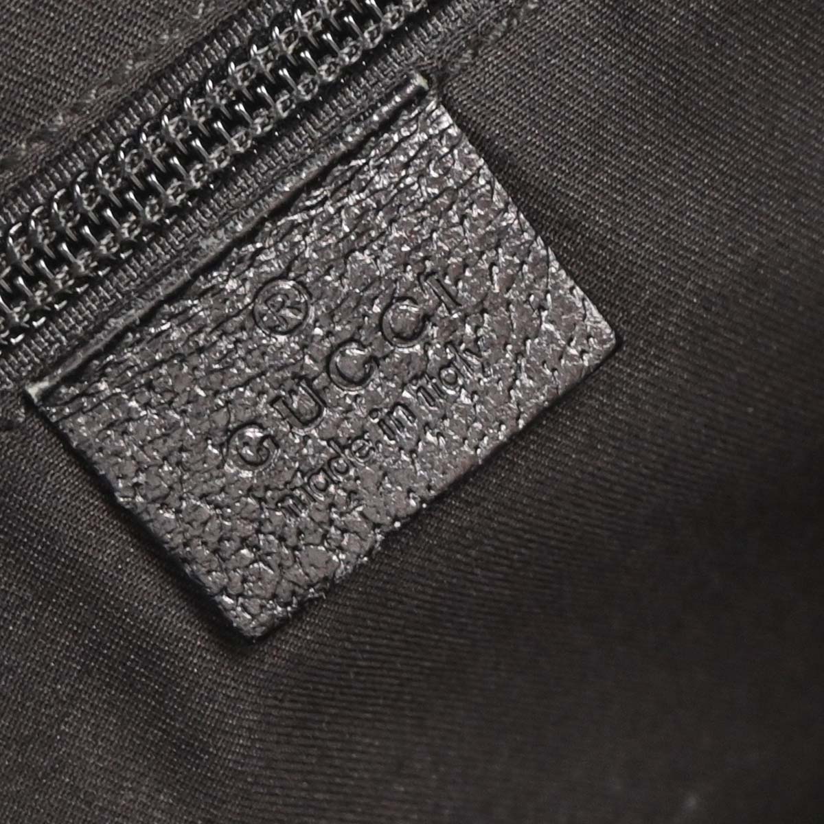 Gucci Black Canvas GG Shoulder Bag