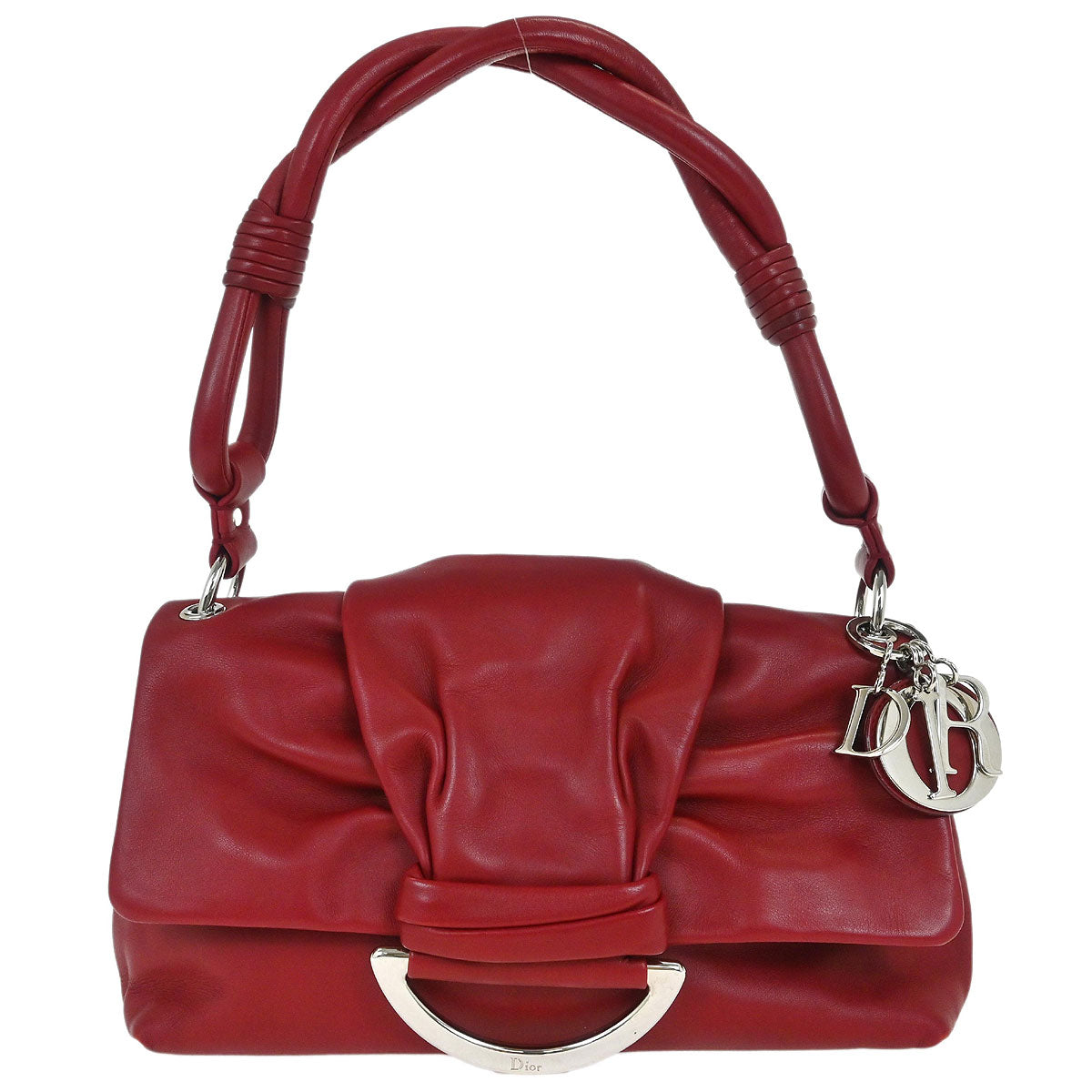 Christian Dior Red Demi Lune Handbag