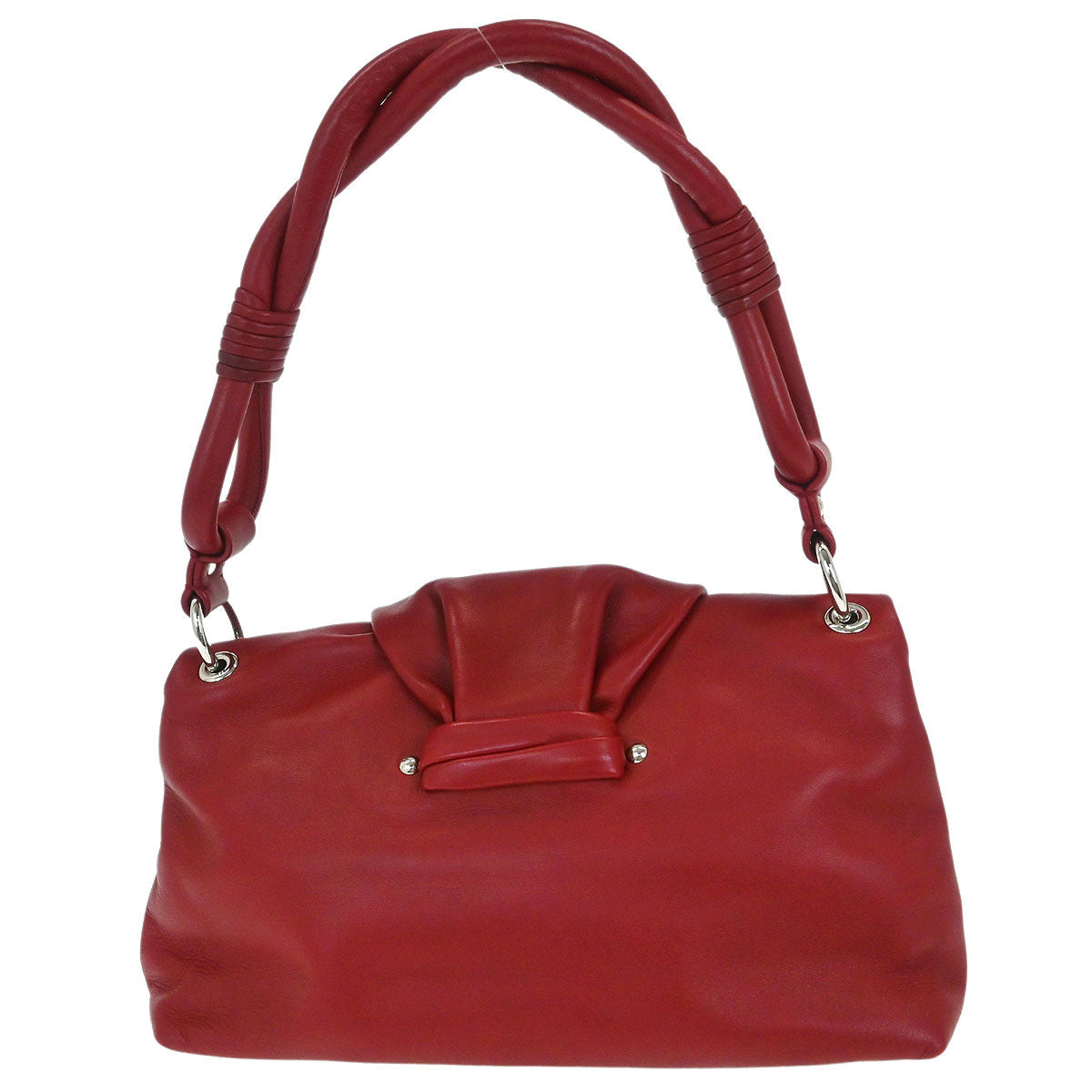 Christian Dior Red Demi Lune Handbag