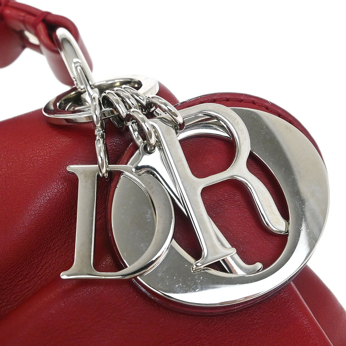 Christian Dior Red Demi Lune Handbag