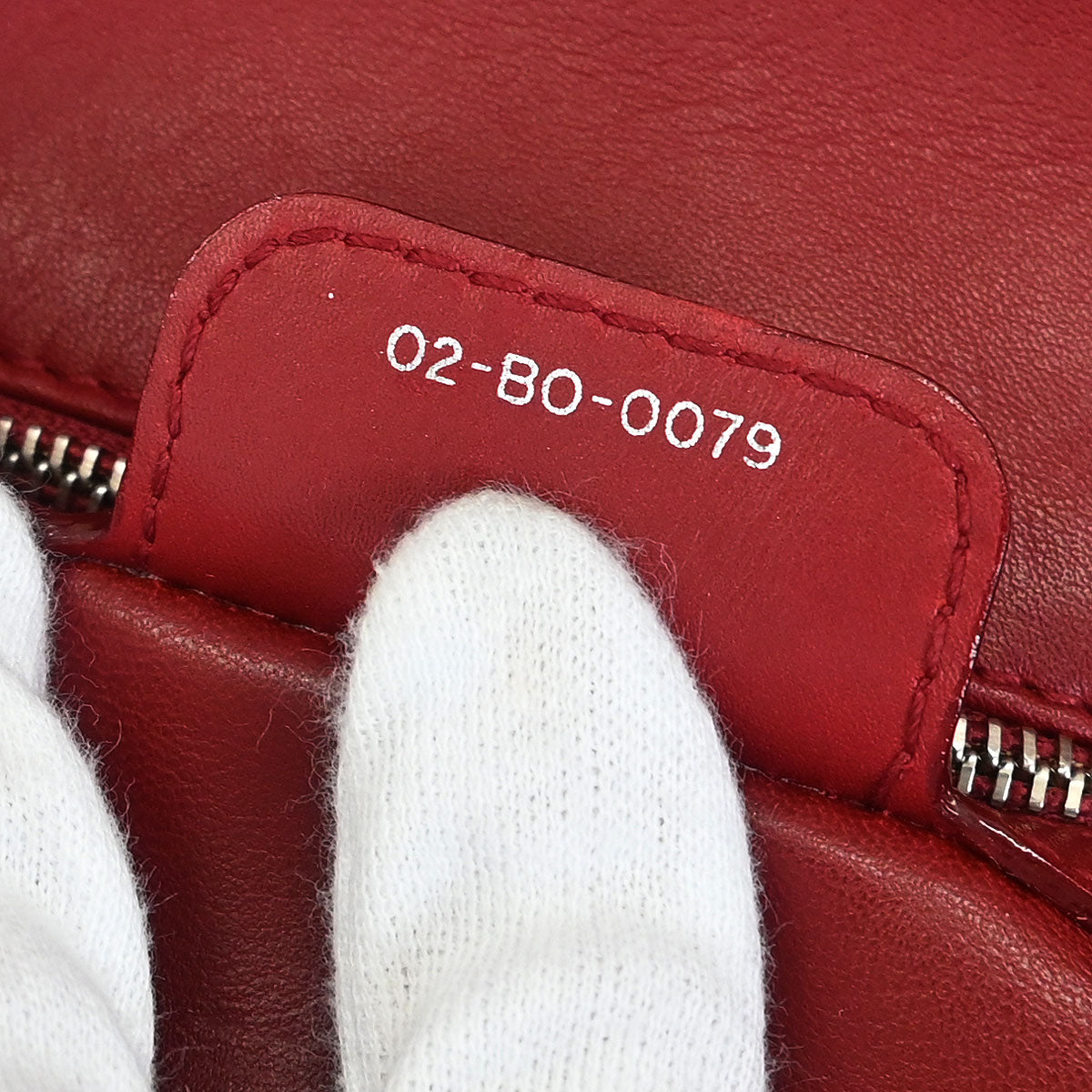 Christian Dior Red Demi Lune Handbag