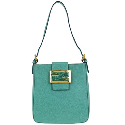 Fendi Green Pigskin Handbag
