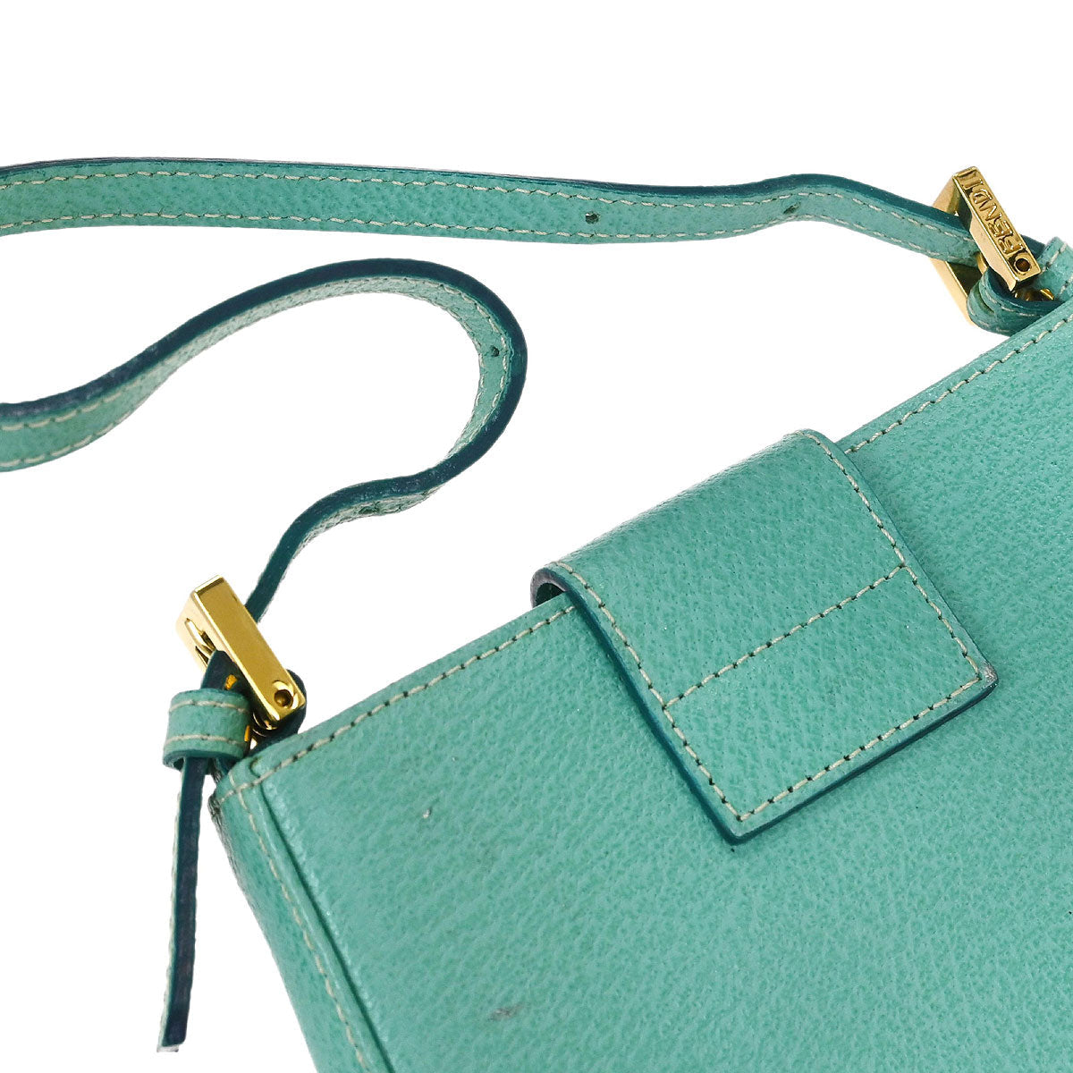 Fendi Green Pigskin Handbag