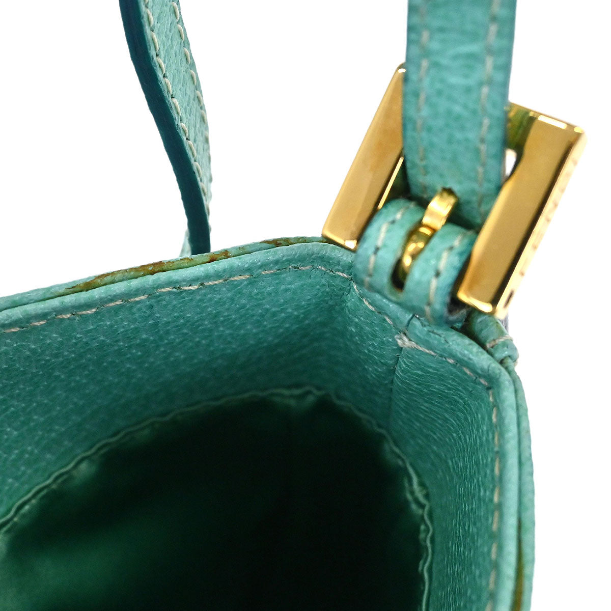 Fendi Green Pigskin Handbag