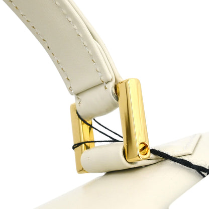 Yves Saint Laurent White 2way Shoulder Handbag