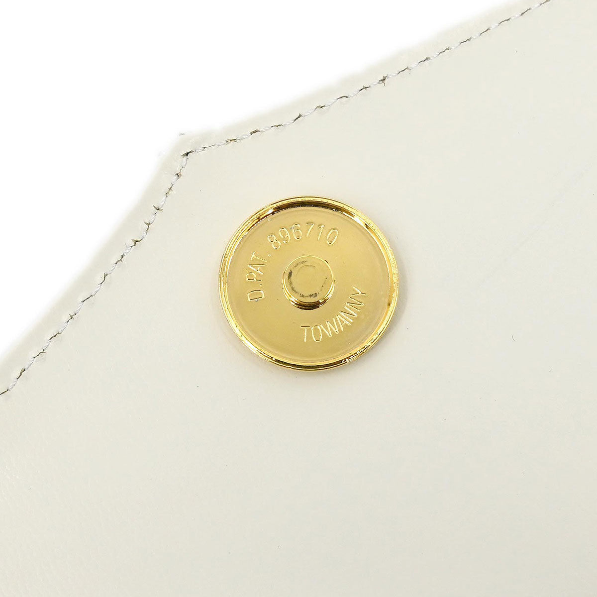 Yves Saint Laurent White 2way Shoulder Handbag