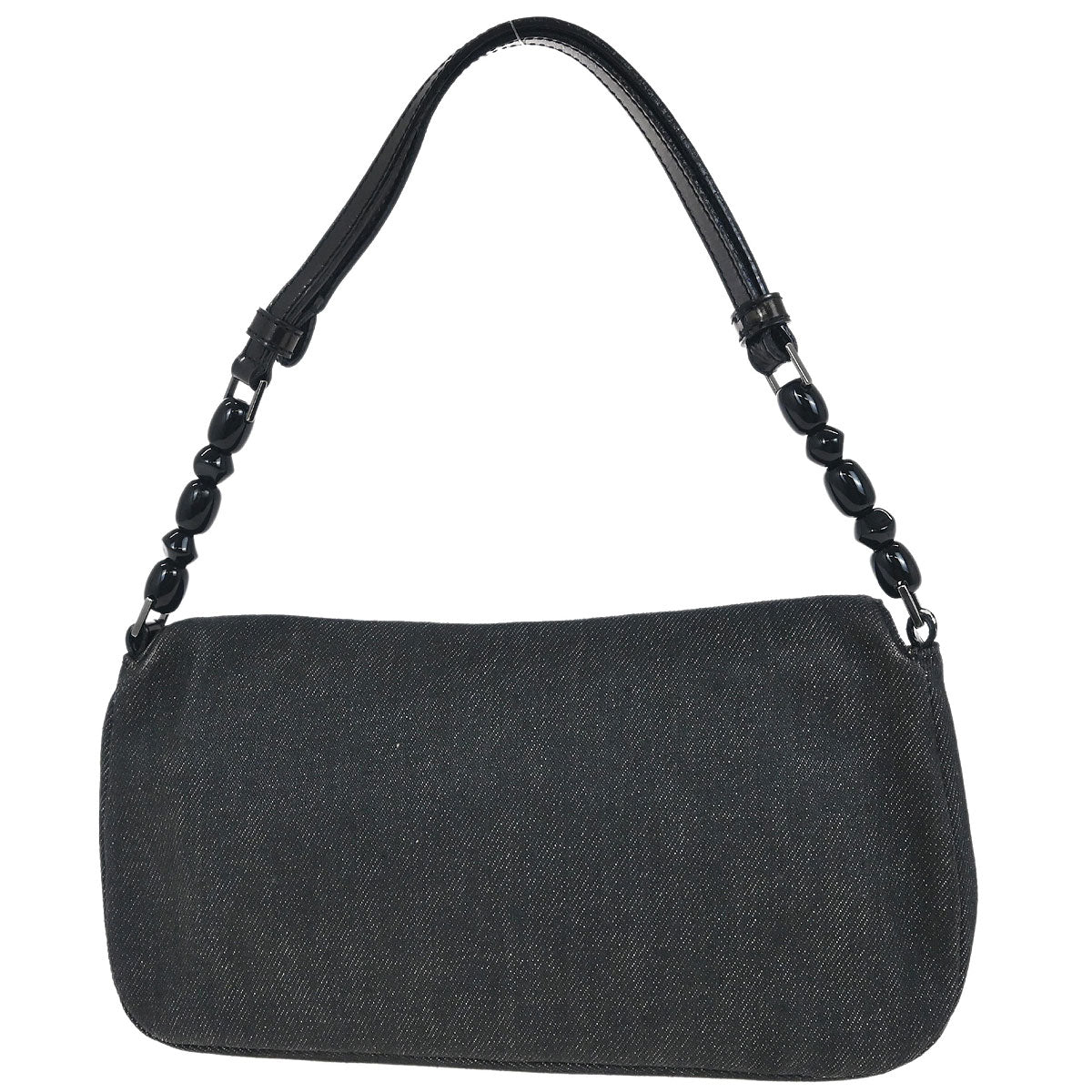 Christian Dior Black Denim Malice Handbag