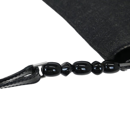Christian Dior Black Denim Malice Handbag