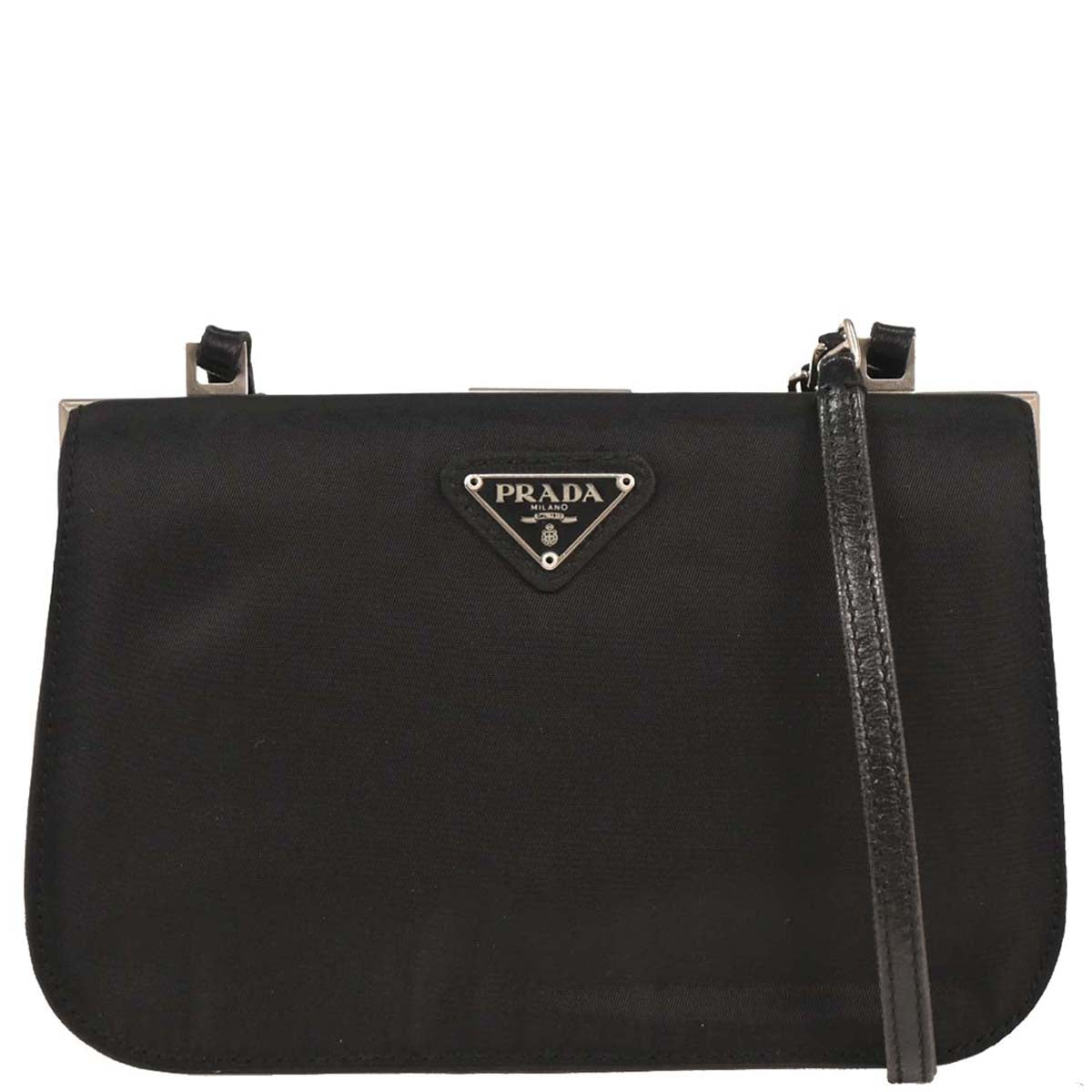 Prada Black Nylon Shoulder Bag