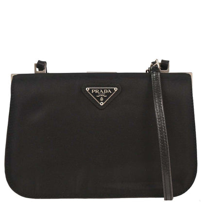 Prada Black Nylon Shoulder Bag