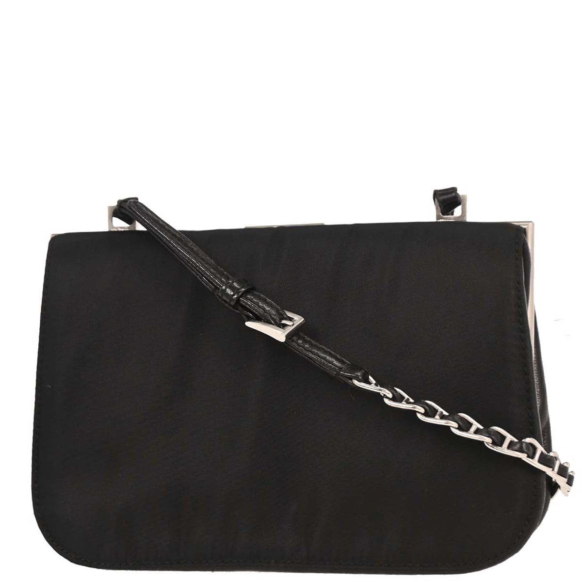Prada Black Nylon Shoulder Bag