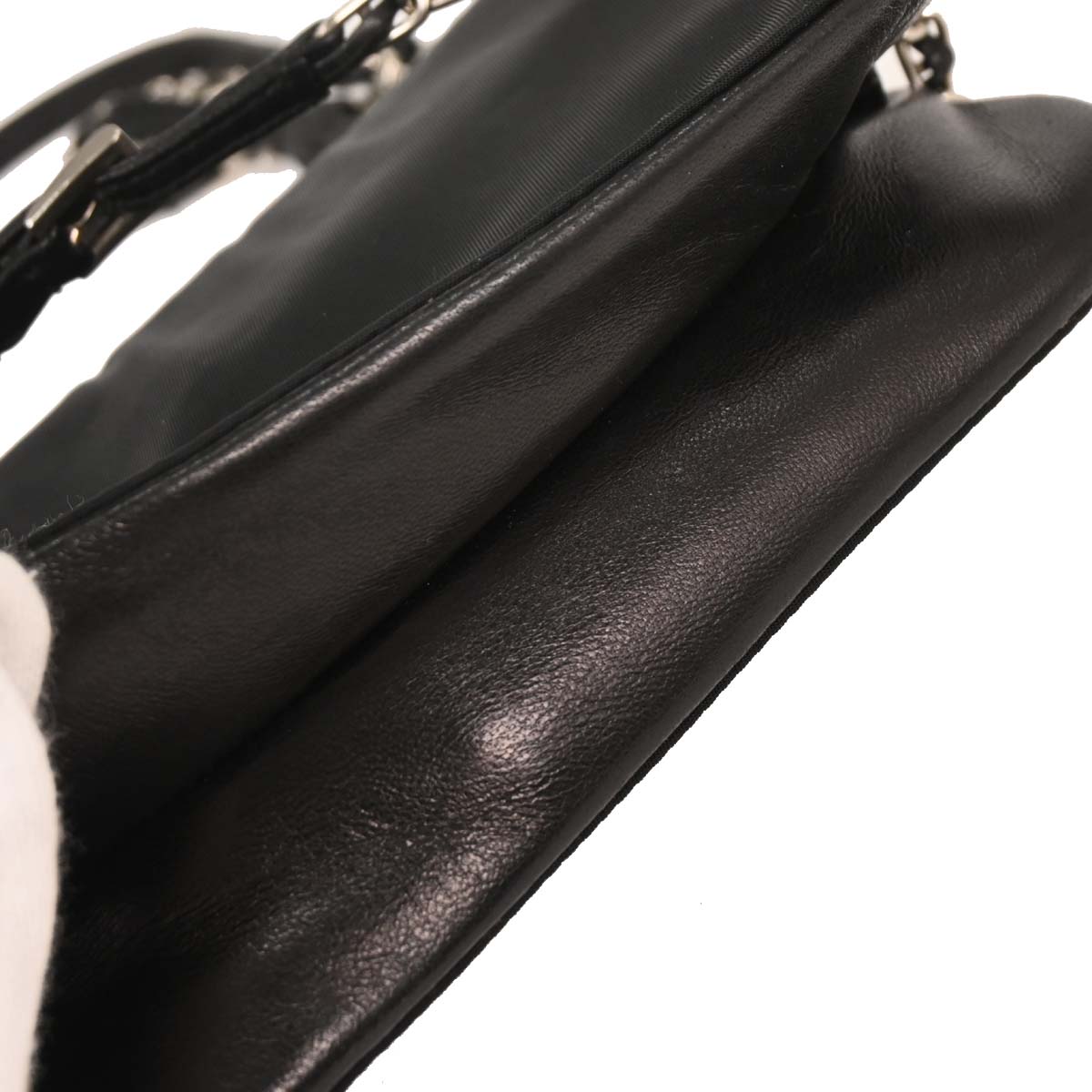 Prada Black Nylon Shoulder Bag