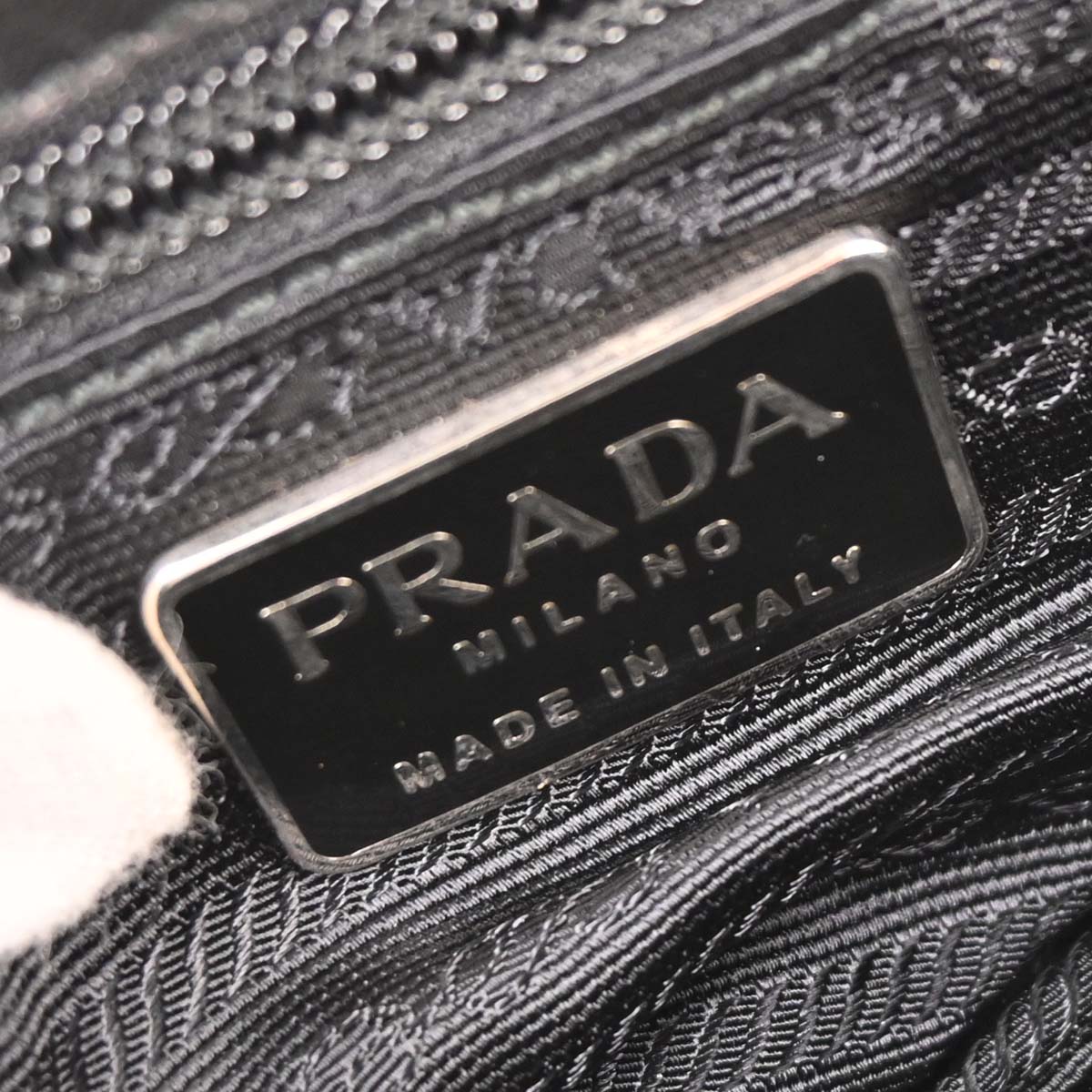 Prada Black Nylon Shoulder Bag