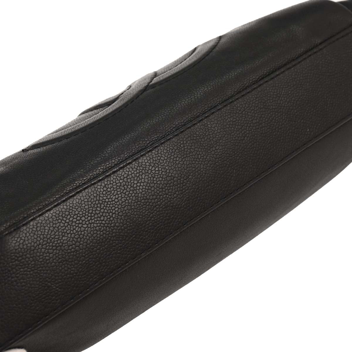 Chanel 2008-2009 Black Caviar Tote Handbag