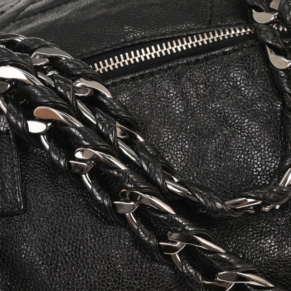 Chanel 2006-2008 Black Caviar Luxury Line Handbag