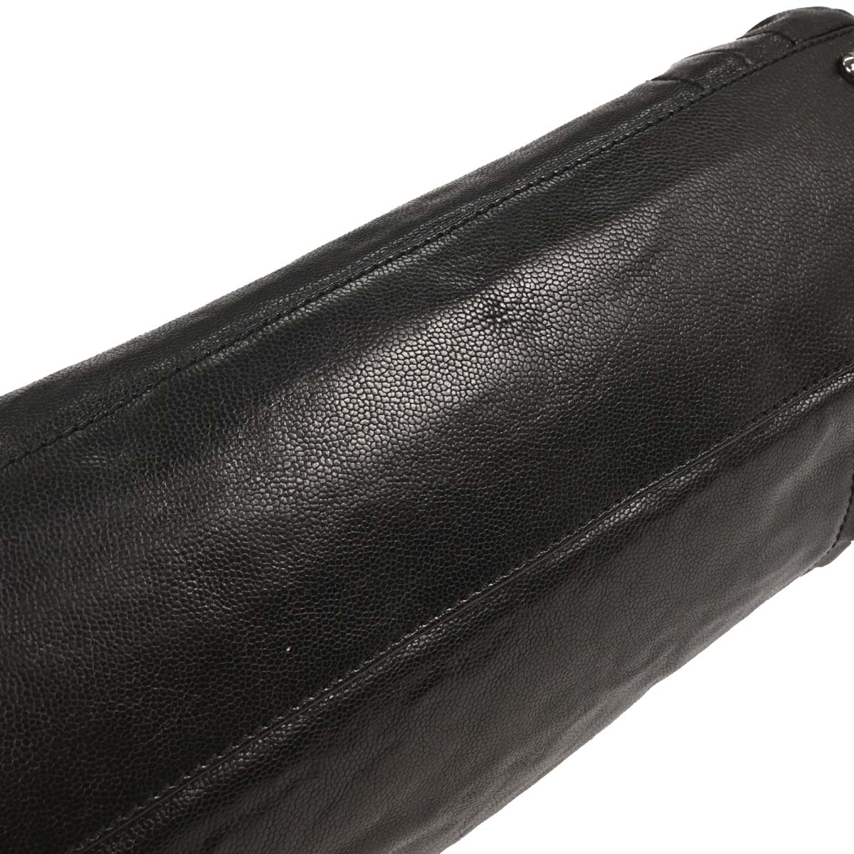 Chanel 2006-2008 Black Caviar Luxury Line Handbag