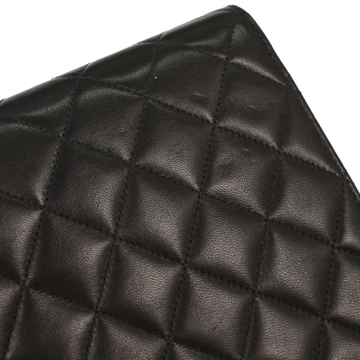 Chanel 2004-2005 Black Lambskin Turnlock Small Full Flap Shoulder Bag