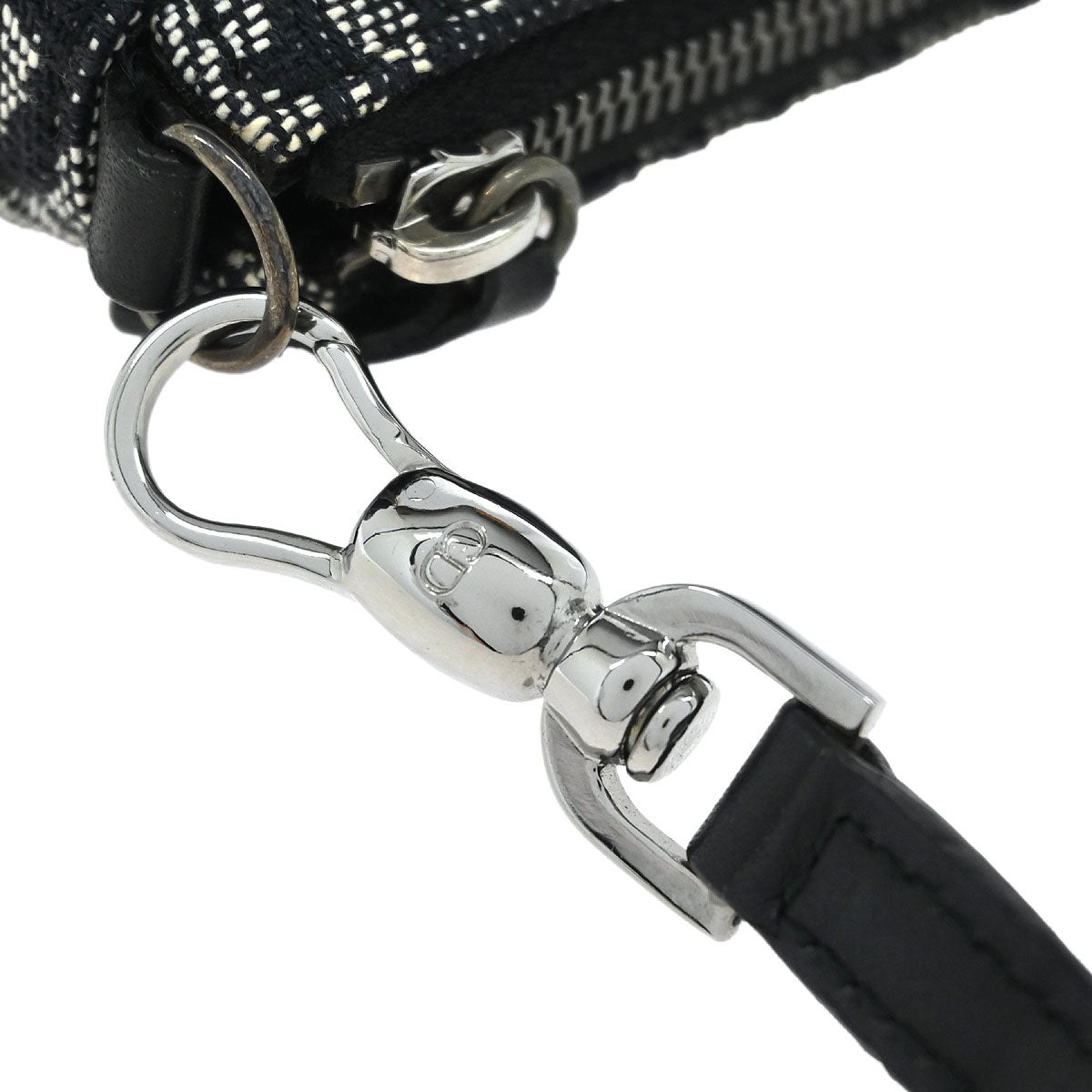 Christian Dior Black Trotter Saddle Handbag