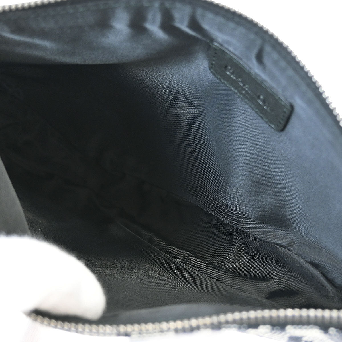 Christian Dior Black Trotter Saddle Handbag