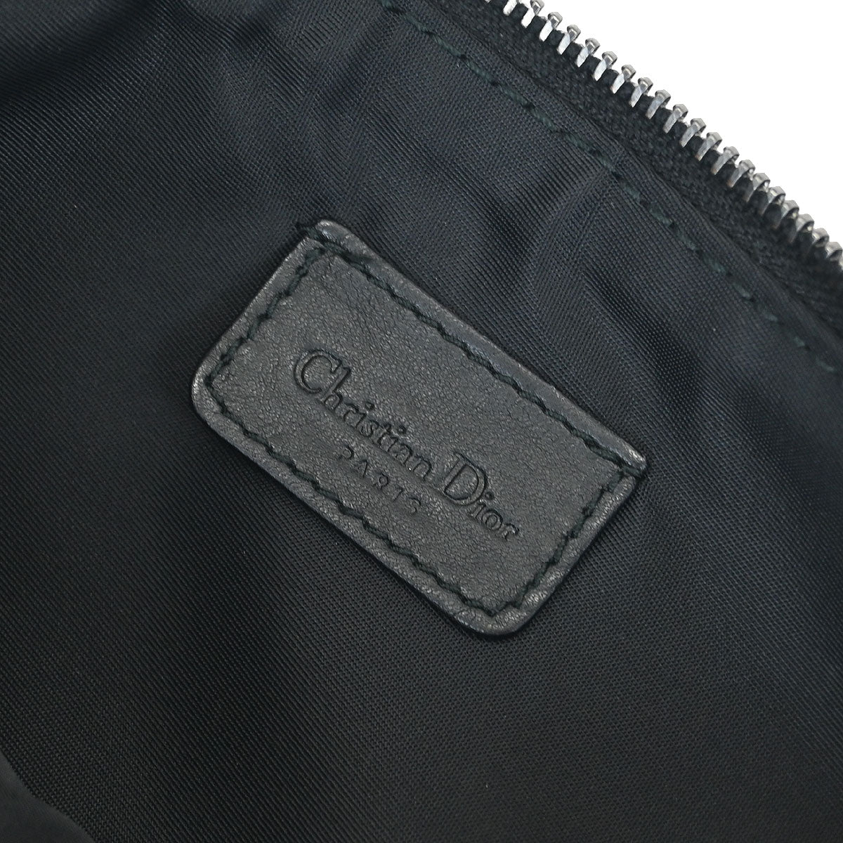 Christian Dior Black Trotter Saddle Handbag