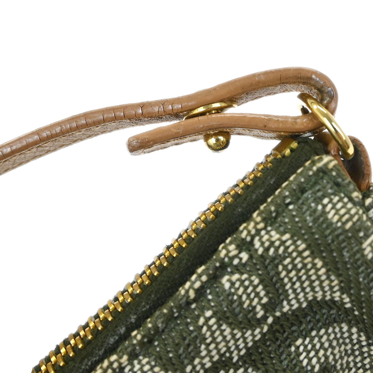 Christian Dior Green Trotter Saddle Handbag