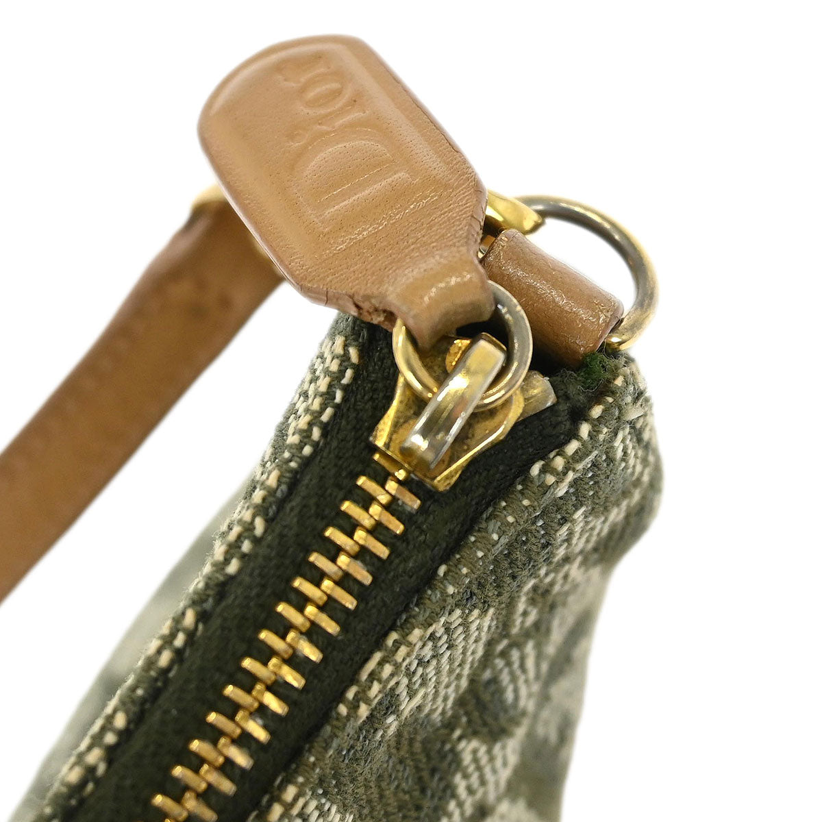 Christian Dior Green Trotter Saddle Handbag