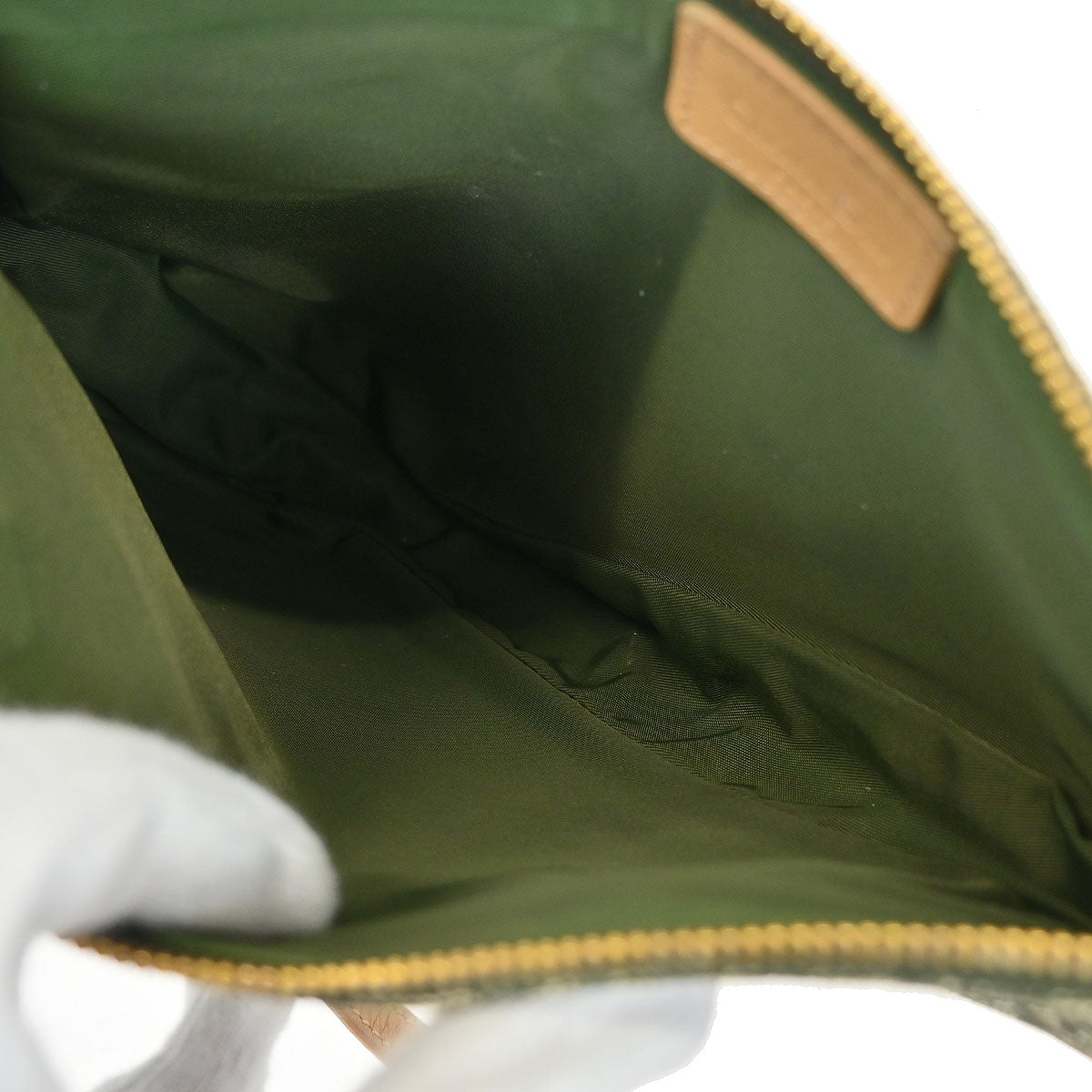 Christian Dior Green Trotter Saddle Handbag