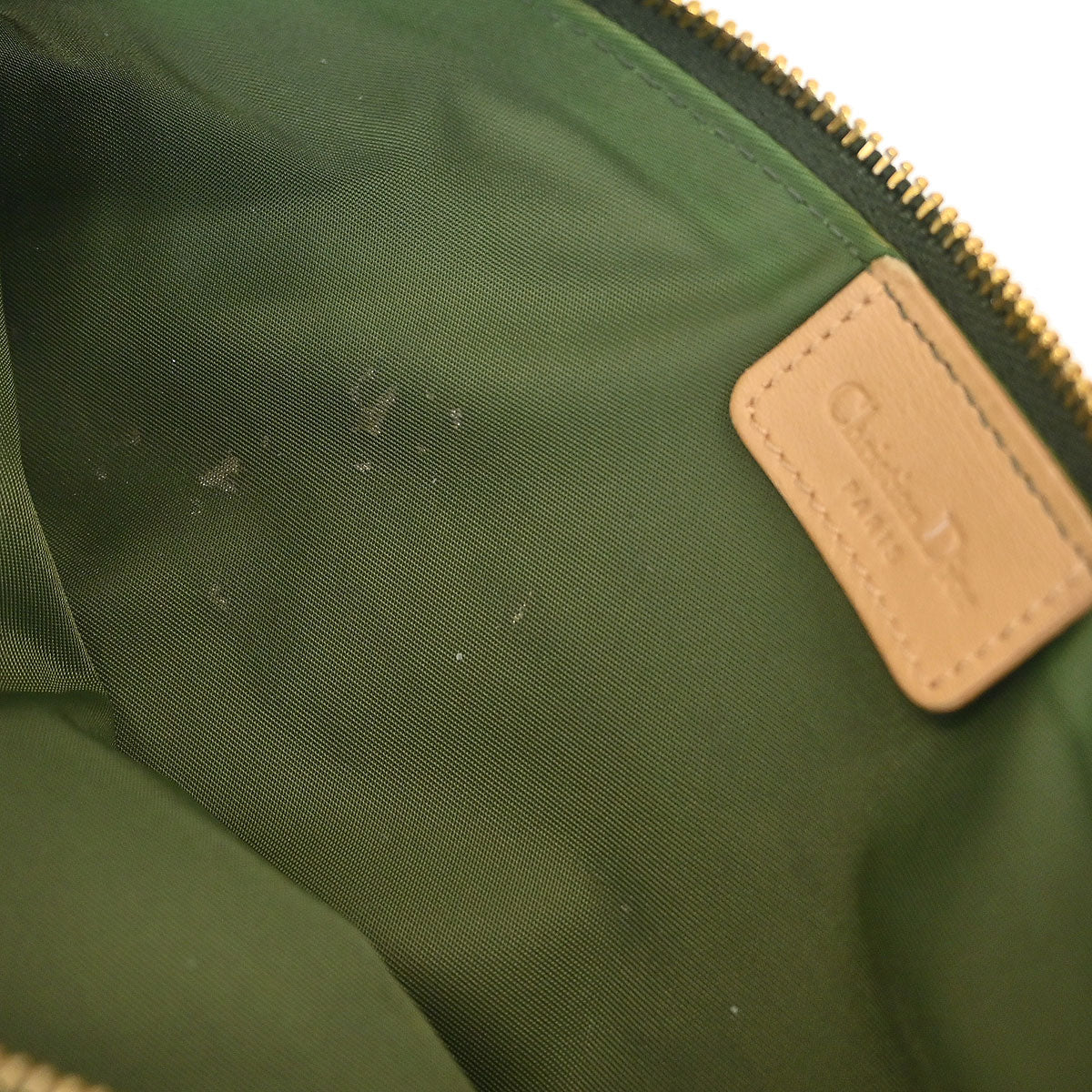 Christian Dior Green Trotter Saddle Handbag