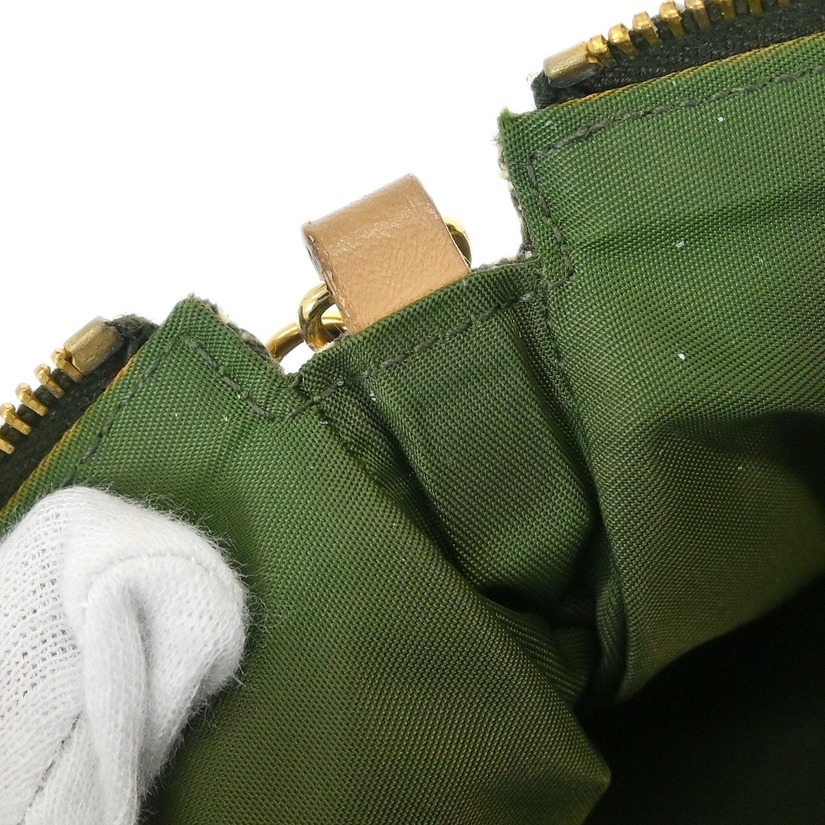 Christian Dior Green Trotter Saddle Handbag