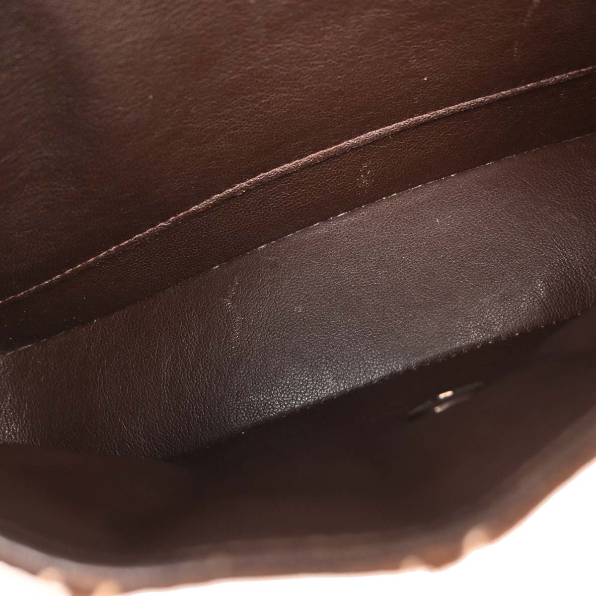 Chanel 2001-2003 Brown Calfskin Wild Stitch Choco Bar Waffle Shoulder Bag