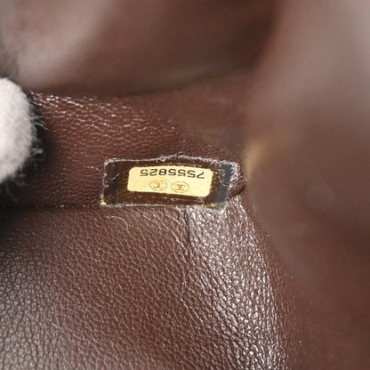 Chanel 2001-2003 Brown Calfskin Wild Stitch Choco Bar Waffle Shoulder Bag