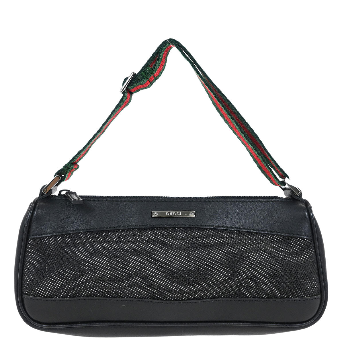 Gucci Black Sherry Accessory Pouch Handbag