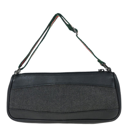 Gucci Black Sherry Accessory Pouch Handbag
