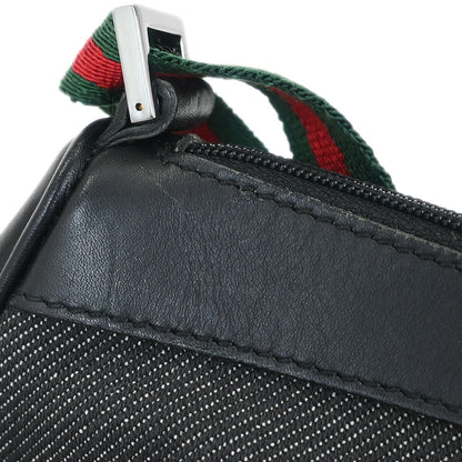 Gucci Black Sherry Accessory Pouch Handbag