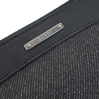 Gucci Black Sherry Accessory Pouch Handbag