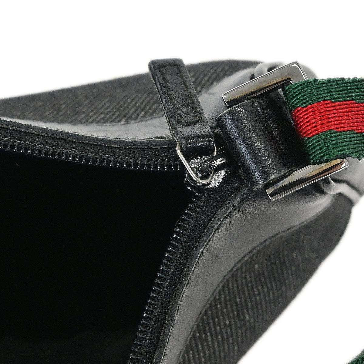 Gucci Black Sherry Accessory Pouch Handbag