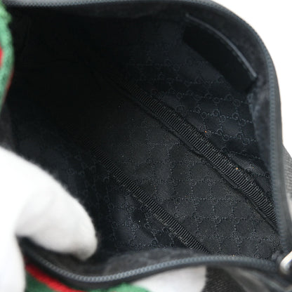 Gucci Black Sherry Accessory Pouch Handbag