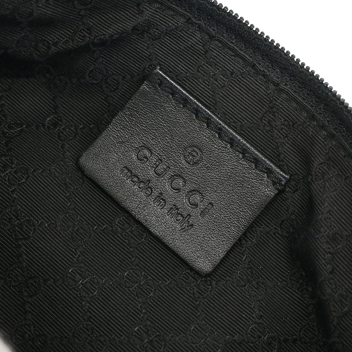 Gucci Black Sherry Accessory Pouch Handbag