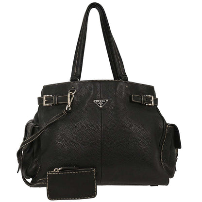 Prada Black Leather Handbag