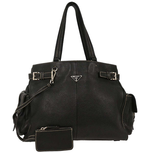 Prada Black Leather Handbag