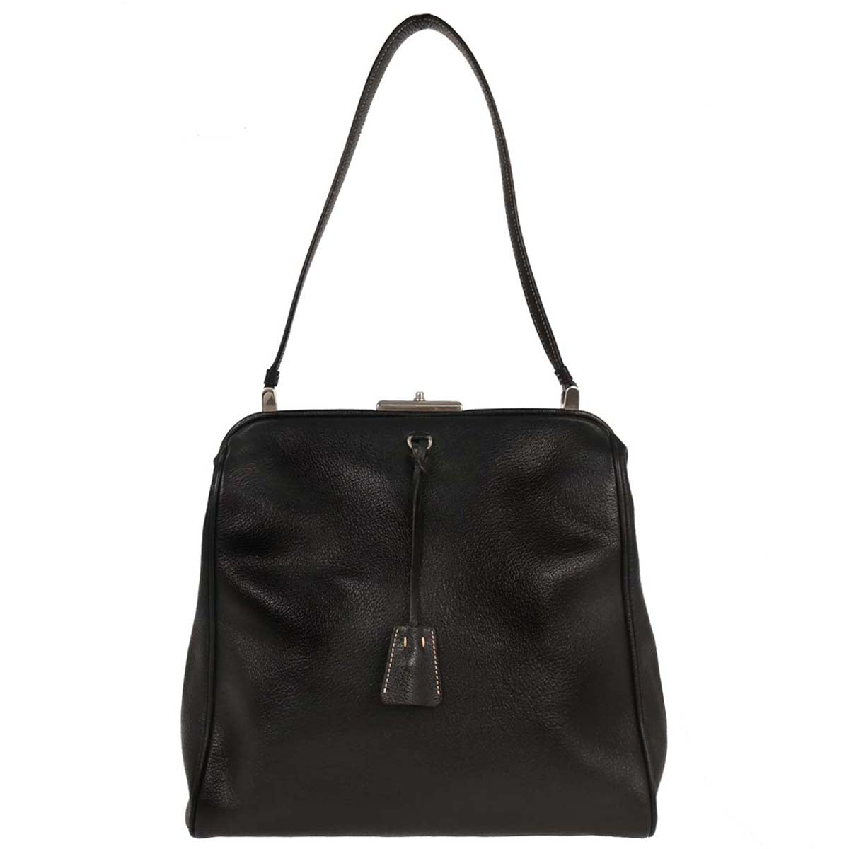 Prada Black Leather Handbag