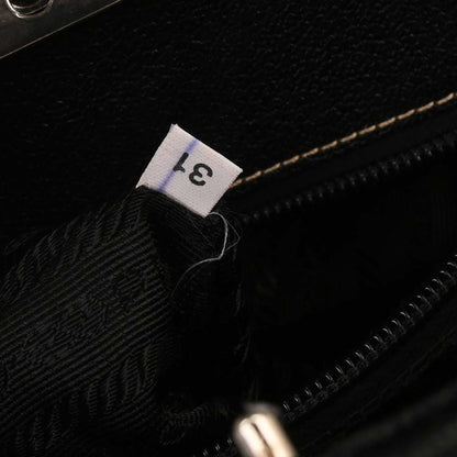 Prada Black Leather Handbag