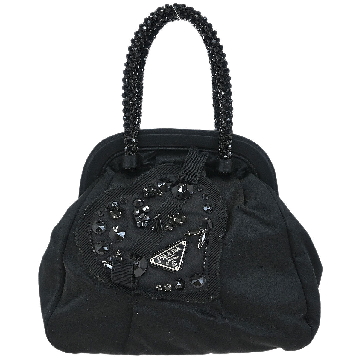Prada Black Satin Handbag