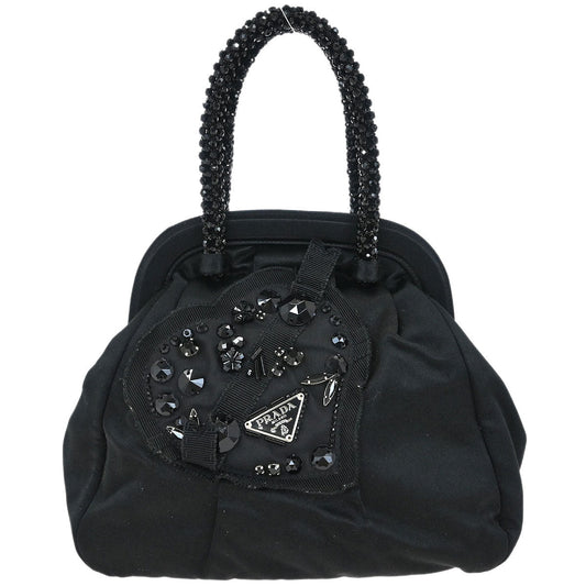 Prada Black Satin Handbag