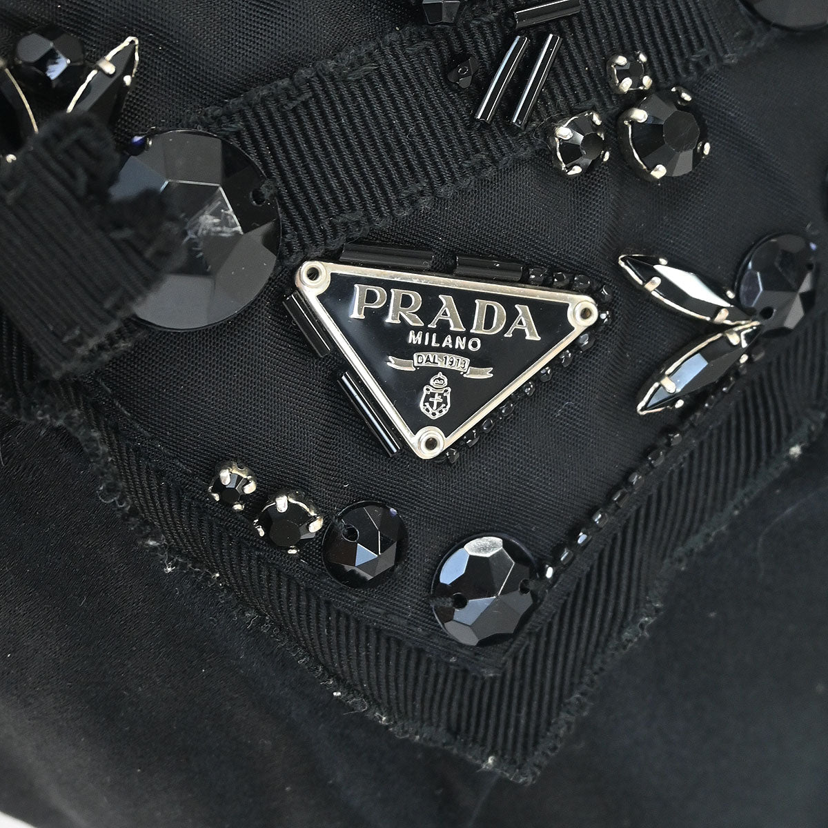Prada Black Satin Handbag