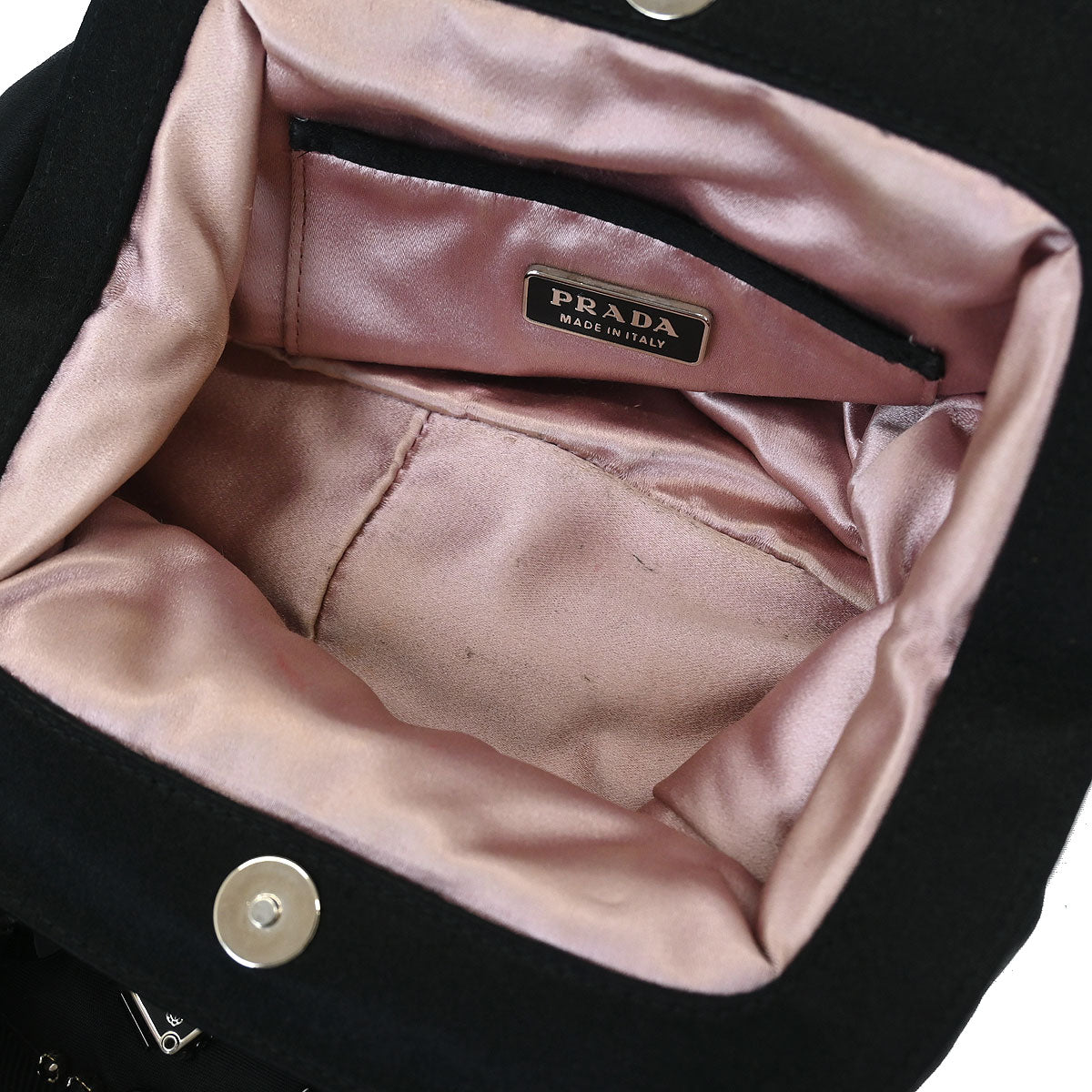 Prada Black Satin Handbag